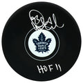 Doug Gilmour Signed Maple Leafs Logo Hockey Puck w/HOF'11 - GILPUC414 - Doug Gilmour Signed Maple Leafs Logo Hockey Puck w/HOF'11 product image