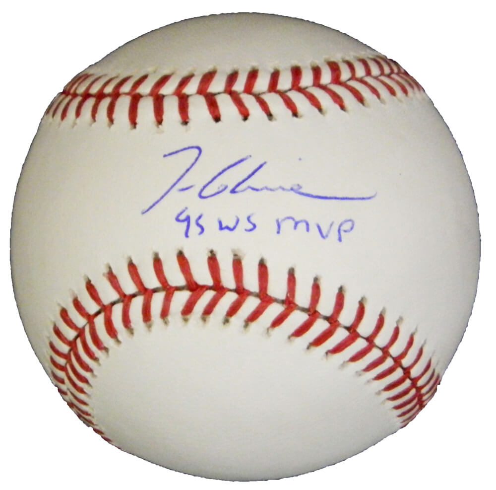 Tom Glavine Signed Rawlings Official MLB Baseball w/95 WS MVP - GLABSB101 - Tom Glavine Signed Rawlings Official MLB Baseball w/95 WS MVP product image