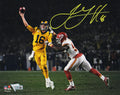 Jared Goff Signed Los Angeles Rams Gold Uniform Passing vs Chiefs 8x10 Photo (Fanatics) - GOF08P301 - Jared Goff Signed Los Angeles Rams Gold Uniform Passing vs Chiefs 8x10 Photo (Fanatics) product image