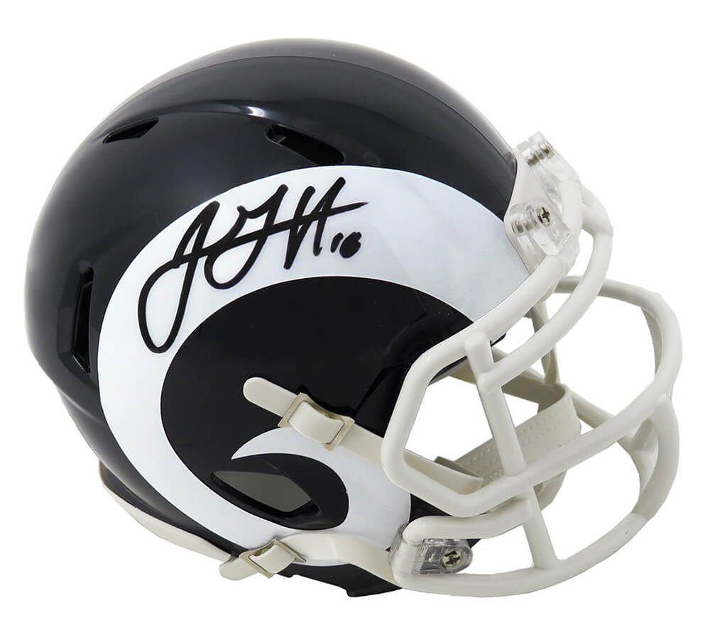 Jared Goff Signed Los Angeles Rams Riddell Speed Mini Helmet - GOFMIN300 - Jared Goff Signed Los Angeles Rams Riddell Speed Mini Helmet product image