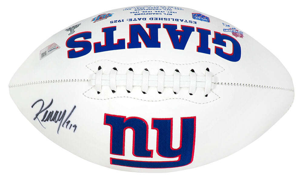 Kenny Golladay Signed New York Giants Jarden White Logo Football - (Fanatics) - GOLFTB301 - Kenny Golladay Signed New York Giants Jarden White Logo Football - (Fanatics) product image