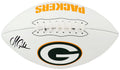 Matthew Golden Signed Green Bay Packers Franklin White Logo Football - GOLFTB311 - Matthew Golden Signed Green Bay Packers Franklin White Logo Football product image