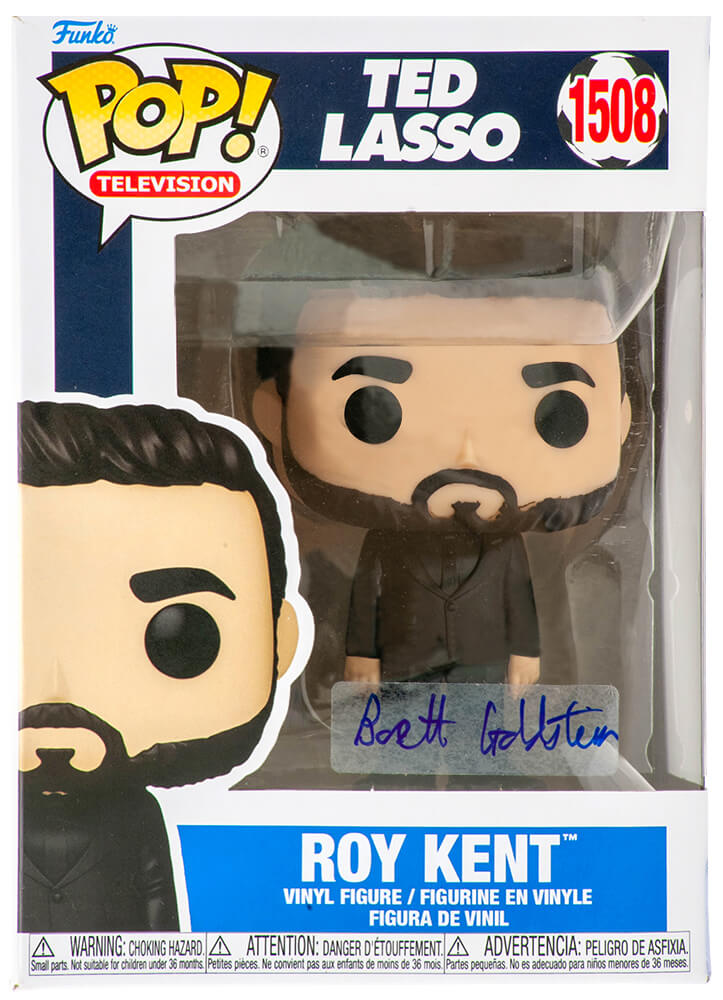 Brett Goldstein Signed Ted Lasso Roy Kent In Black Suit Funko Pop Doll #1508 - GOLFUN500 - Brett Goldstein Signed Ted Lasso Roy Kent In Black Suit Funko Pop Doll #1508 product image