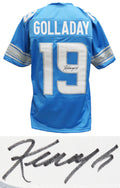 Kenny Golladay Signed Blue Custom Football Jersey - GOLJRY300 - Kenny Golladay Signed Blue Custom Football Jersey product image