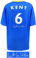 Brett Goldstein Signed Ted Lasso AFC Richmond Roy Kent #6 Blue Soccer Jersey - GOLJRY502 - Brett Goldstein Signed Ted Lasso AFC Richmond Roy Kent #6 Blue Soccer Jersey product image