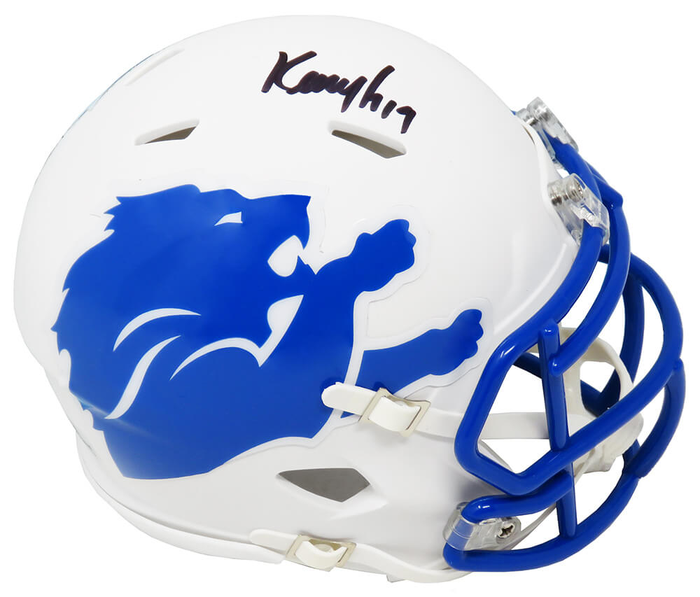 Kenny Golladay Signed Detroit Lions AMP Alternate Series Riddell Speed Mini Helmet - GOLMIN300 - Kenny Golladay Signed Detroit Lions AMP Alternate Series Riddell Speed Mini Helmet product image