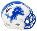 Kenny Golladay Signed Detroit Lions Flat White Matte Riddell Speed Mini Helmet - GOLMIN301 - Kenny Golladay Signed Detroit Lions Flat White Matte Riddell Speed Mini Helmet product image