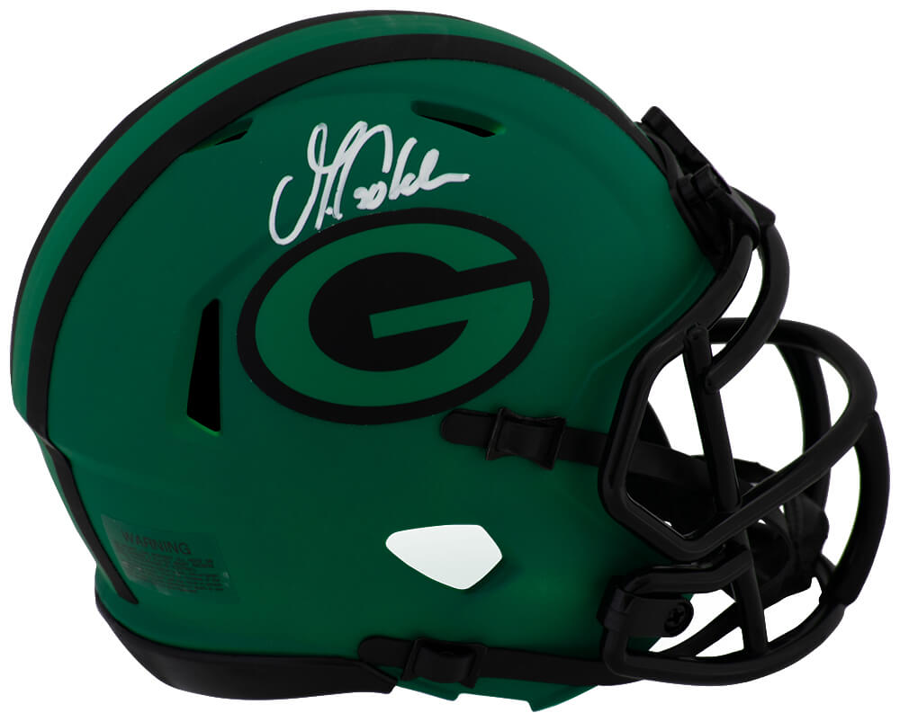 Matthew Golden Signed Green Bay Packers RAVE Riddell Speed Mini Helmet - GOLMIN311 - Matthew Golden Signed Green Bay Packers RAVE Riddell Speed Mini Helmet product image