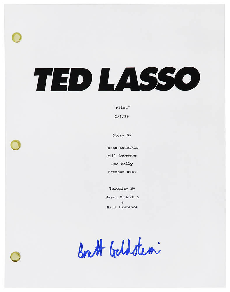 Brett Goldstein (Roy Kent) Signed Ted Lasso Pilot Episode 40-page Script - GOLOTH504 - Brett Goldstein (Roy Kent) Signed Ted Lasso Pilot Episode 40-page Script product image