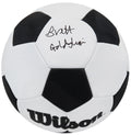 Brett Goldstein (Roy Kent) Signed Wilson Black & White Size 5 Soccer Ball - GOLSCR500 - Brett Goldstein (Roy Kent) Signed Wilson Black & White Size 5 Soccer Ball product image