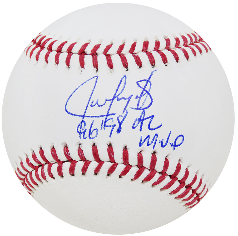Juan Gonzalez Signed Rawlings Official MLB Baseball w/96,98 AL MVP - GONBSB102 - Juan Gonzalez Signed Rawlings Official MLB Baseball w/96,98 AL MVP product image