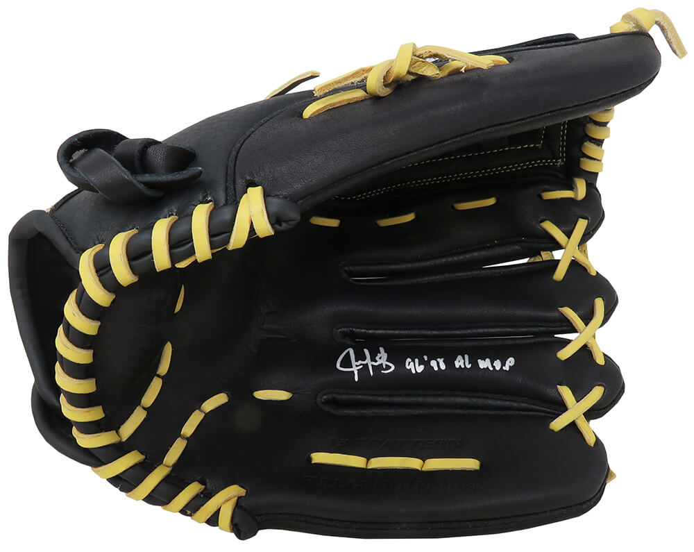 Juan Gonzalez Signed Franklin Black Baseball Fielders Glove w/96, 98 AL MVP - GONGLV100 - Juan Gonzalez Signed Franklin Black Baseball Fielders Glove w/96, 98 AL MVP product image