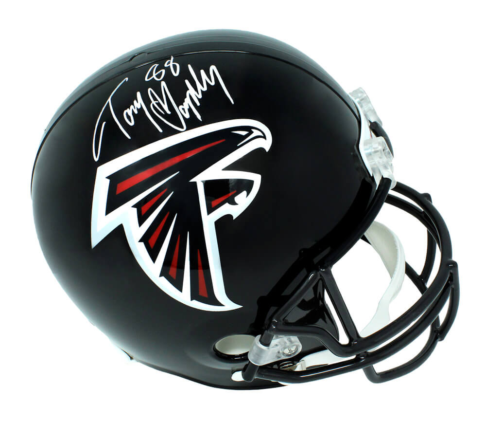Tony Gonzalez Signed Atlanta Falcons Riddell Full Size Replica Helmet - GONREP300 - Tony Gonzalez Signed Atlanta Falcons Riddell Full Size Replica Helmet product image