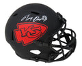 Tony Gonzalez Signed Kansas City Chiefs Eclipse Black Matte Riddell Full Size Speed Replica Helmet - GONREP305 - Tony Gonzalez Signed Kansas City Chiefs Eclipse Black Matte Riddell Full Size Speed Replica Helmet product image