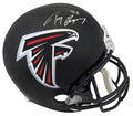 Tony Gonzalez Signed Atlanta Falcons Riddell (2003-2019 Style) Full Size Replica Helmet  (White Ink) - GONREP308 - Tony Gonzalez Signed Atlanta Falcons Riddell (2003-2019 Style) Full Size Replica Helmet (White Ink) product image