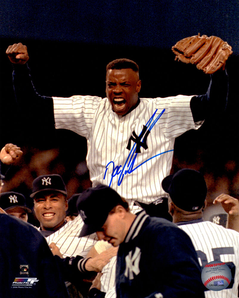 Dwight "Doc" Gooden Signed New York Yankees No-Hitter Celebration 8x10 Photo - GOO08P105 - Dwight "Doc" Gooden Signed New York Yankees No-Hitter Celebration 8x10 Photo product image