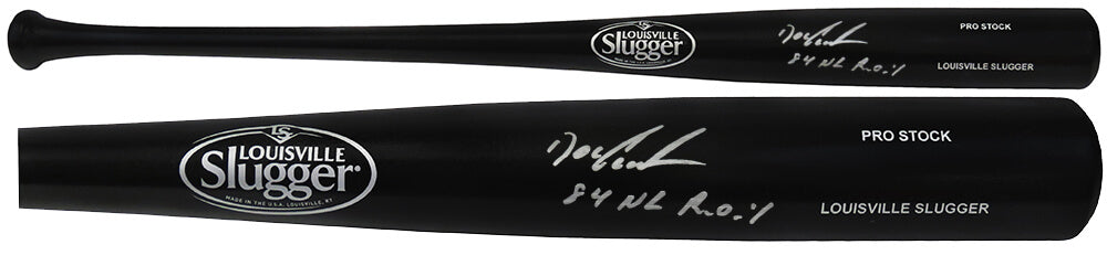 Dwight Gooden Signed Louisville Slugger Pro Stock Black Baseball Bat w/84 NL ROY - GOOBAT101 - Dwight Gooden Signed Louisville Slugger Pro Stock Black Baseball Bat w/84 NL ROY product image