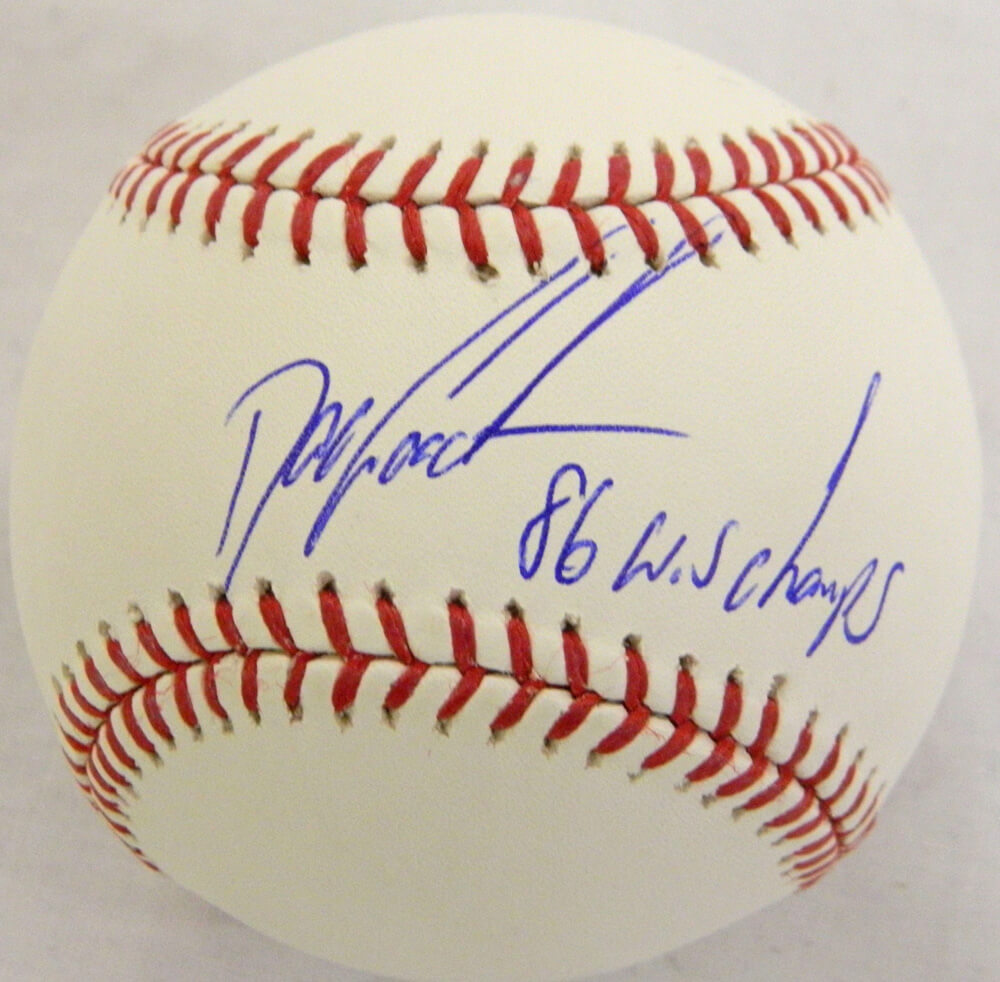 Dwight "Doc" Gooden Signed Official MLB Baseball w/86 WS Champs - GOOBSB106 - Dwight "Doc" Gooden Signed Official MLB Baseball w/86 WS Champs product image