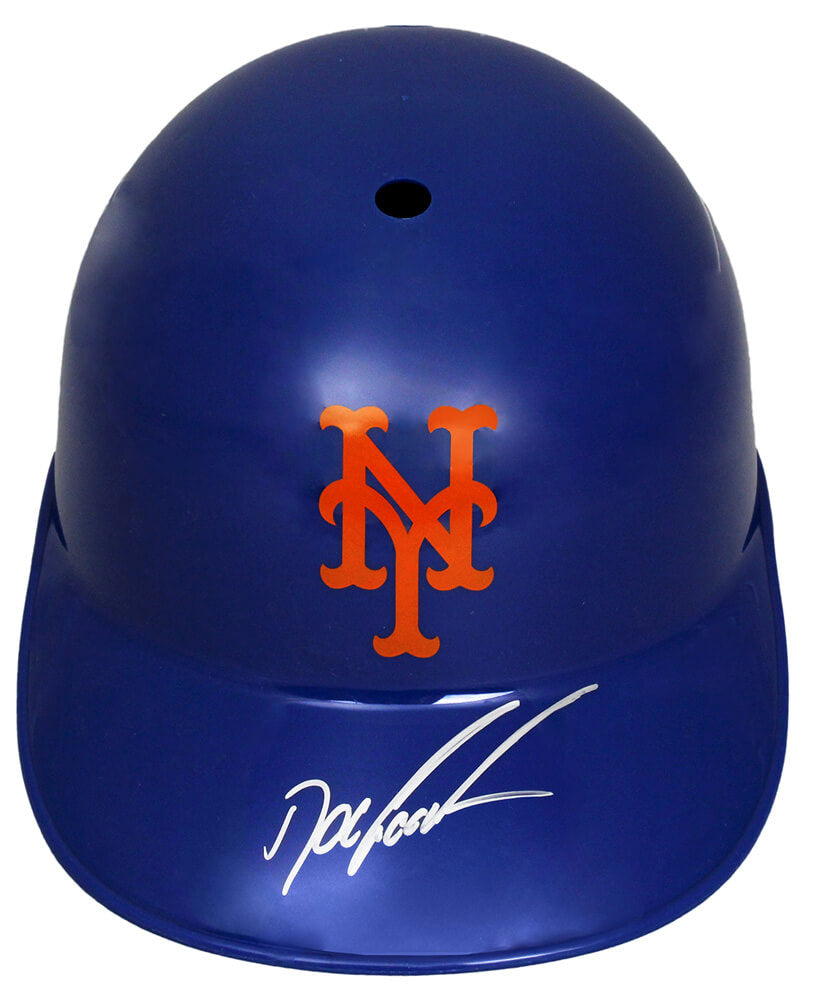Dwight 'Doc' Gooden Signed New York Mets Replica Batting Helmet - GOOBTH100 - Dwight 'Doc' Gooden Signed New York Mets Replica Batting Helmet product image
