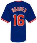 Dwight Gooden Signed Blue Custom Baseball Jersey w/85 NL CY - GOOJRY107 - Dwight Gooden Signed Blue Custom Baseball Jersey w/85 NL CY product image