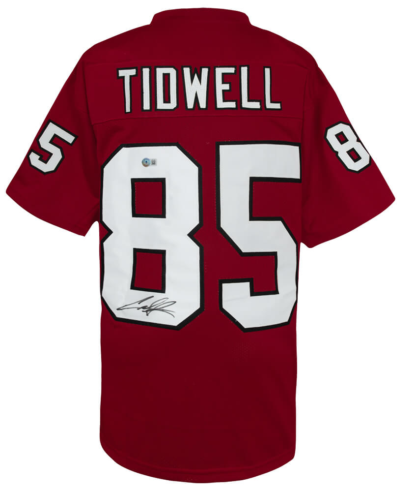 Cuba Gooding Jr Signed Red 'Tidwell #85' Custom Football Jersey - (Beckett) - GOOJRY500 - Cuba Gooding Jr Signed Red 'Tidwell #85' Custom Football Jersey - (Beckett) product image