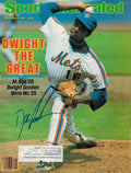 Dwight Gooden Signed Mets Sports Illustrated 9/2/85 - GOOMAG100 - Dwight Gooden Signed Mets Sports Illustrated 9/2/85 product image