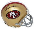 Frank Gore Signed San Francisco 49ers Throwback Riddell Mini Helmet - GORMIN303 - Frank Gore Signed San Francisco 49ers Throwback Riddell Mini Helmet product image