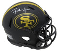 Frank Gore Signed San Francisco 49ers Eclipse Black Matte Riddell Speed Mini Helmet - GORMIN306 - Frank Gore Signed San Francisco 49ers Eclipse Black Matte Riddell Speed Mini Helmet product image