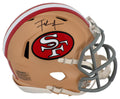 Frank Gore Signed San Francisco 49ers Throwback Riddell Speed Mini Helmet - GORMIN308 - Frank Gore Signed San Francisco 49ers Throwback Riddell Speed Mini Helmet product image