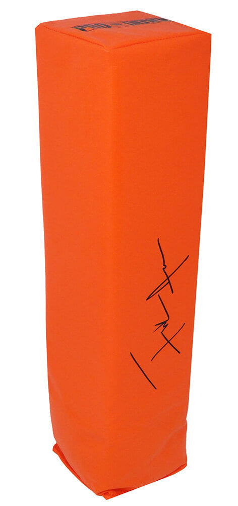 Frank Gore Signed Orange Endzone Football Pylon - GORPYL300 - Frank Gore Signed Orange Endzone Football Pylon product image