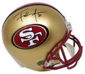 Frank Gore Signed San Francisco 49ers Throwback Riddell Full Size Replica Helmet - GORREP302 - Frank Gore Signed San Francisco 49ers Throwback Riddell Full Size Replica Helmet product image