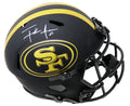 Frank Gore Signed San Francisco 49ers Eclipse Black Matte Riddell Full Size Speed Replica Helmet - GORREP307 - Frank Gore Signed San Francisco 49ers Eclipse Black Matte Riddell Full Size Speed Replica Helmet product image