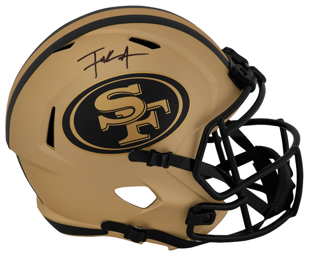 Frank Gore Signed San Francisco 49ers RAVE Riddell Full Size Speed Replica Helmet - GORREP309 - Frank Gore Signed San Francisco 49ers RAVE Riddell Full Size Speed Replica Helmet product image
