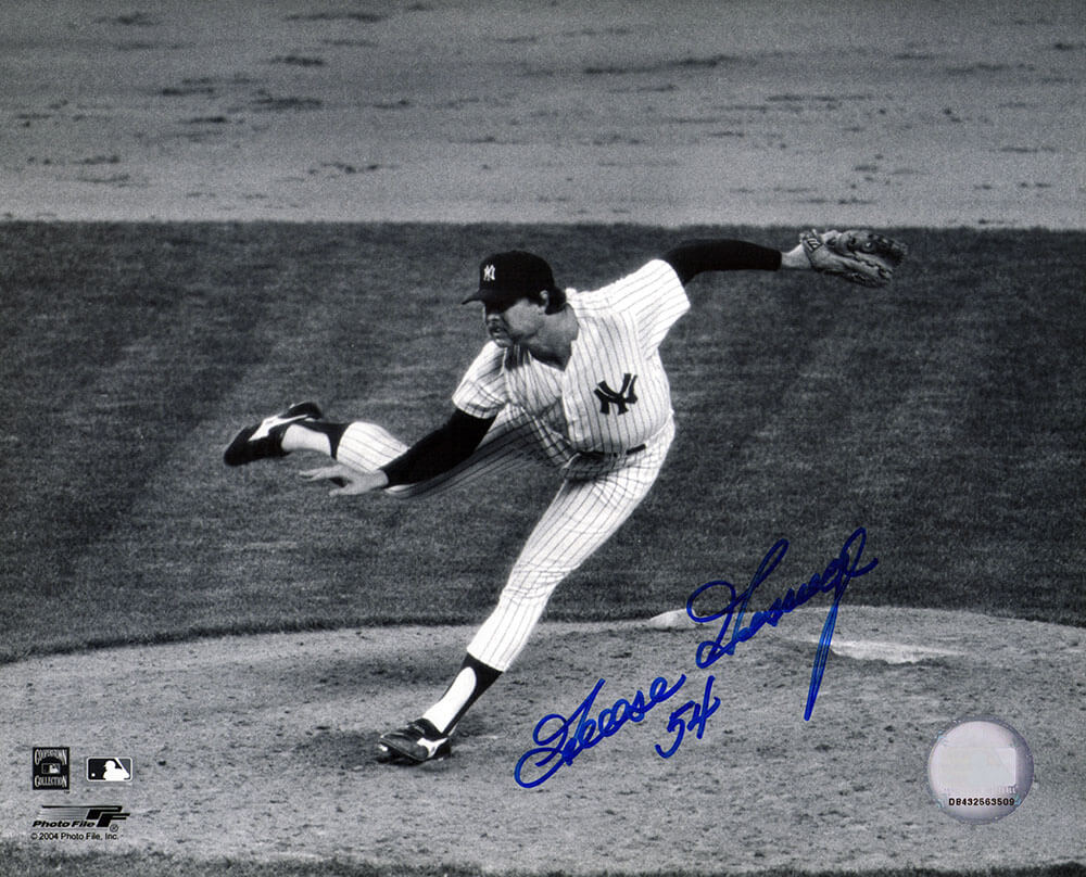Goose Gossage Signed New York Yankees B&W Pitching 8x10 Photo - GOS08P106 - Goose Gossage Signed New York Yankees B&W Pitching 8x10 Photo product image