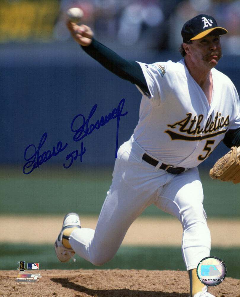 Goose Gossage Signed Oakland Athletics (A's) Pitching 8x10 Photo - GOS08P107 - Goose Gossage Signed Oakland Athletics (A's) Pitching 8x10 Photo product image
