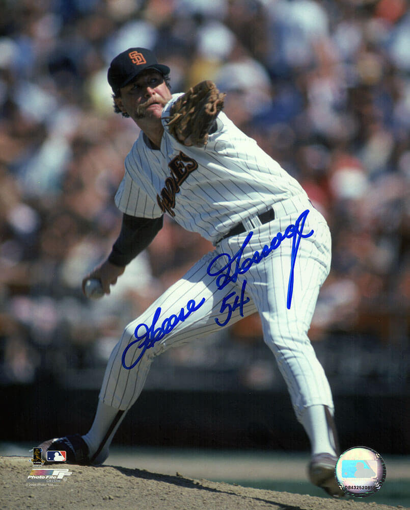 Goose Gossage Signed San Diego Padres Pitching 8x10 Photo - GOS08P108 - Goose Gossage Signed San Diego Padres Pitching 8x10 Photo product image