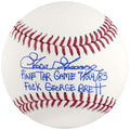 Goose Gossage Signed Rawlings MLB Baseball w/Pine Tar Game 7/24/83, F--k George Brett - GOSBSB104 - Goose Gossage Signed Rawlings MLB Baseball w/Pine Tar Game 7/24/83, F--k George Brett product image