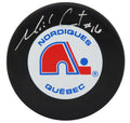 Michel Goulet Signed Nordiques Logo Hockey Puck - GOUPUC402 - Michel Goulet Signed Nordiques Logo Hockey Puck product image