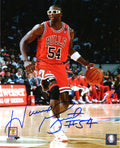 Horace Grant Signed Chicago Bulls Dribbling Action 8x10 Photo - GRA08P202 - Horace Grant Signed Chicago Bulls Dribbling Action 8x10 Photo product image