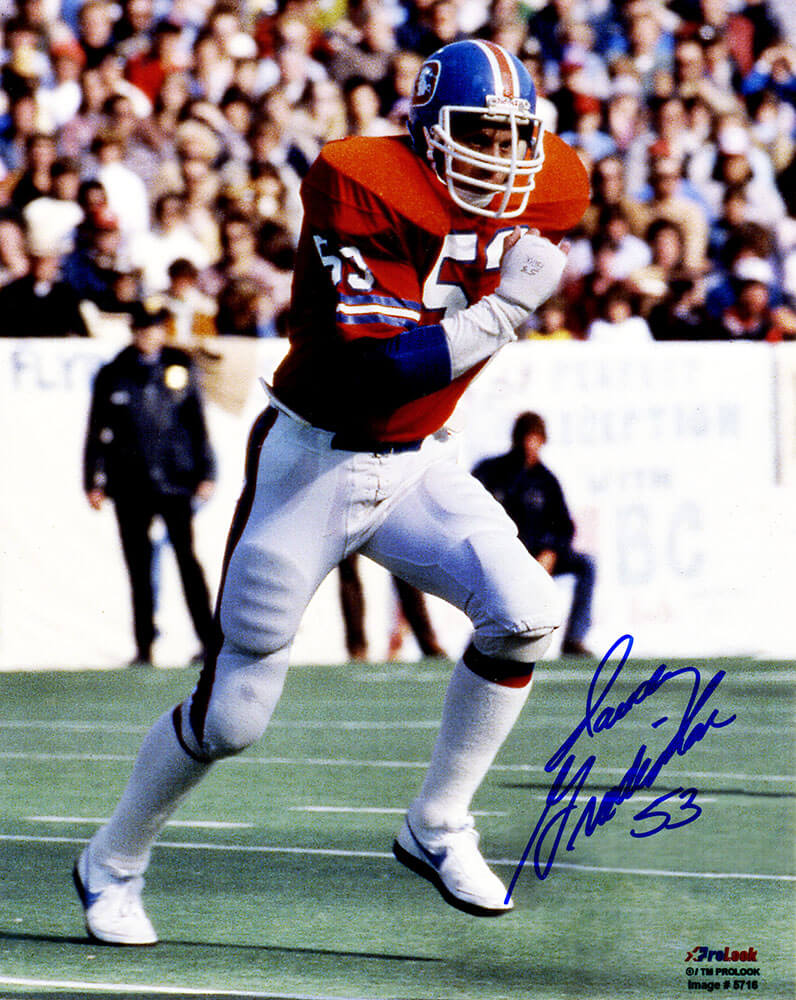 Randy Gradishar Signed Denver Broncos Action 8x10 Photo - GRA08P310 - Randy Gradishar Signed Denver Broncos Action 8x10 Photo product image