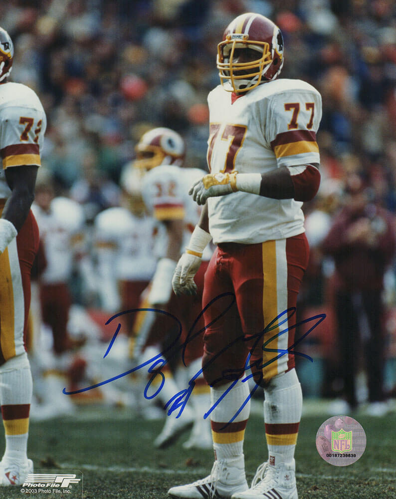 Darryl Grant Signed Washington Football Team White Jersey 8x10 Photo - GRA08P320 - Darryl Grant Signed Washington Football Team White Jersey 8x10 Photo product image