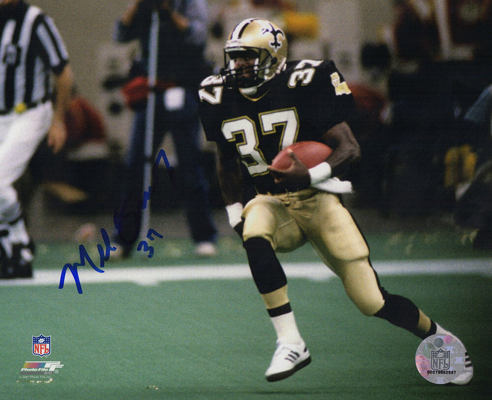 Mel Gray Signed New Orleans Saints Black Jersey Action 8x10 Photo - GRA08P332 - Mel Gray Signed New Orleans Saints Black Jersey Action 8x10 Photo product image