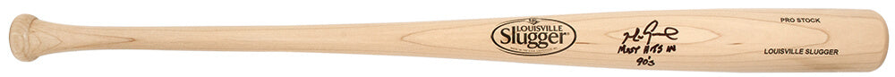 Mark Grace Signed Louisville Slugger Pro Stock Blonde Baseball Bat w/Most Hits In 90's - GRABAT101 - Mark Grace Signed Louisville Slugger Pro Stock Blonde Baseball Bat w/Most Hits In 90's product image