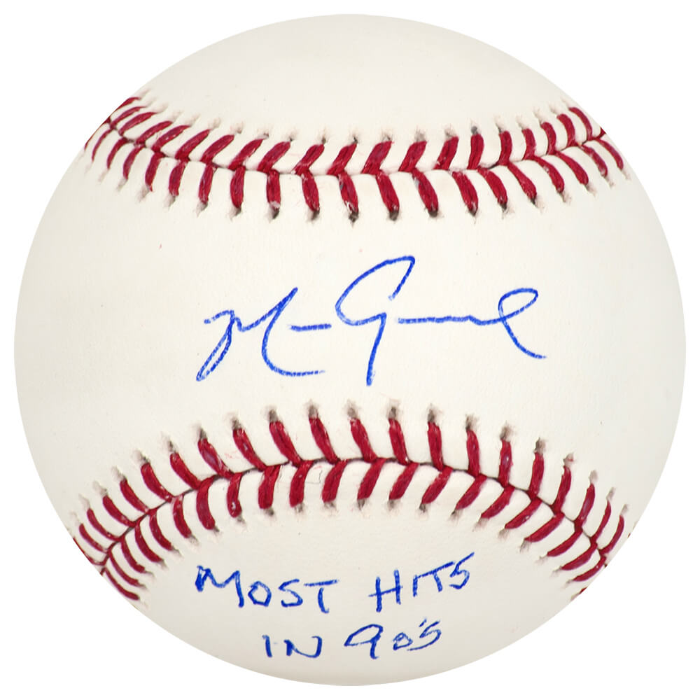 Mark Grace Signed Rawlings Official MLB Baseball w/Most Hits In 90's - GRABSB102 - Mark Grace Signed Rawlings Official MLB Baseball w/Most Hits In 90's product image