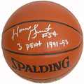 Horace Grant Signed Spalding Indoor/Outdoor Basketball w/3 Peat 91-93 - GRABSK201 - Horace Grant Signed Spalding Indoor/Outdoor Basketball w/3 Peat 91-93 product image