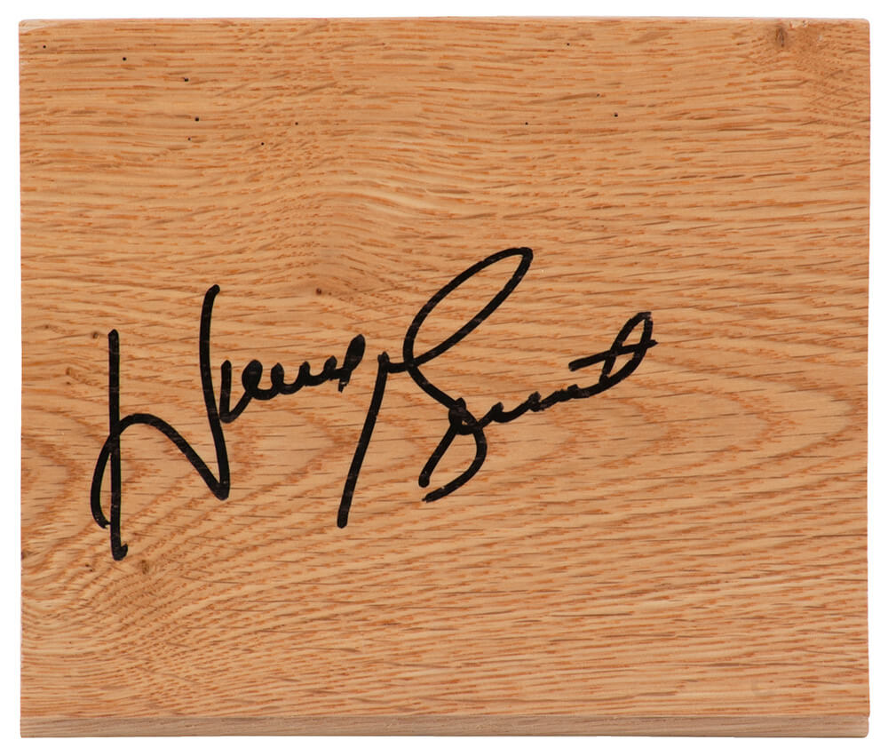 Horace Grant Signed 5x6 Wood Floor Piece - GRAFLO201 - Horace Grant Signed 5x6 Wood Floor Piece product image