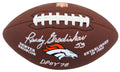 Randy Gradishar Signed Denver Broncos Logo Football w/DPOY'78 - GRAFTB314 - Randy Gradishar Signed Denver Broncos Logo Football w/DPOY'78 product image
