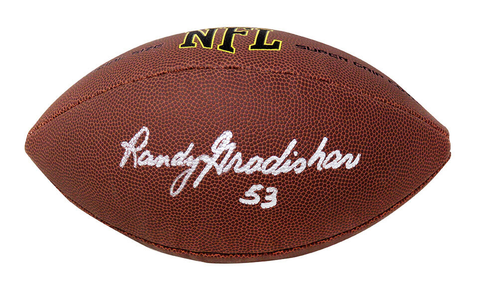 Randy Gradishar Signed Wilson Super Grip Full Size NFL Football - GRAFTB315 - Randy Gradishar Signed Wilson Super Grip Full Size NFL Football product image