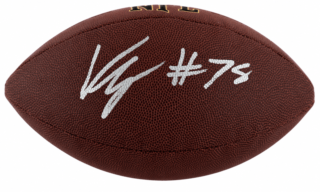 Kenneth Grant Signed Wilson Super Grip Full Size NFL Football - GRAFTB341 - Kenneth Grant Signed Wilson Super Grip Full Size NFL Football product image