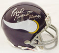 Bud Grant Signed Vikings T/B Riddell Replica Mini Helmet w/HOF'94 - GRAMIN300 - Bud Grant Signed Vikings T/B Riddell Replica Mini Helmet w/HOF'94 product image